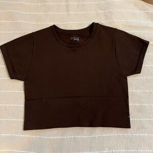 Aerie Brown Crop Top